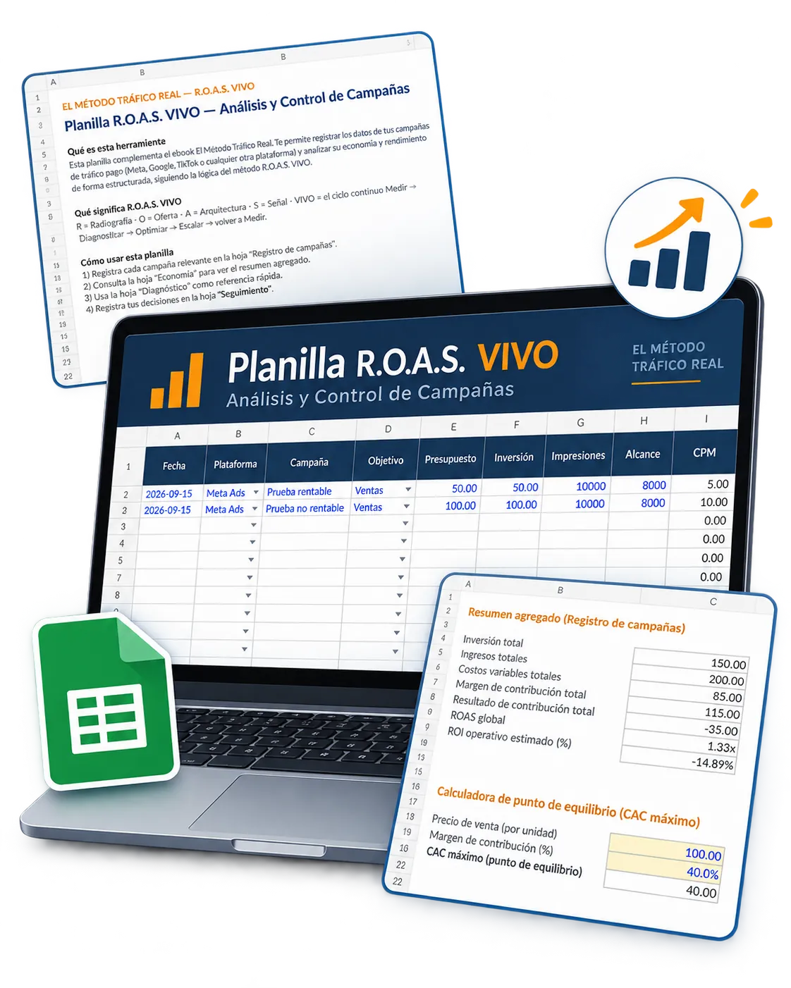 Planilla R.O.A.S. VIVO — R.O.A.S. VIVO Kit de Implementación